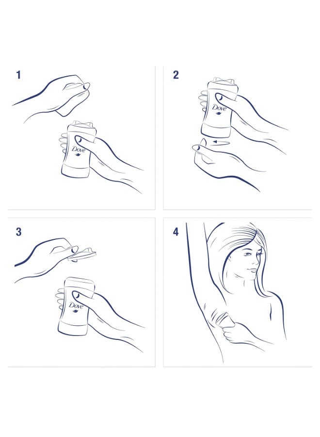 Dove Unisex Antiperspirant Deodorant Stick 40 Ml, Pack Of 1 - Image 3